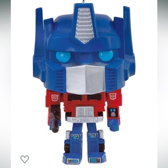 Hallmark Transformers Optimus Prime Funko POP Ornament NWT - Picture 3 of 12